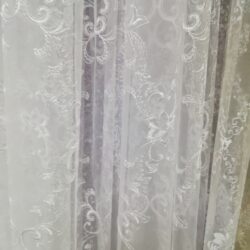 Ткань микросетка с вышивкой